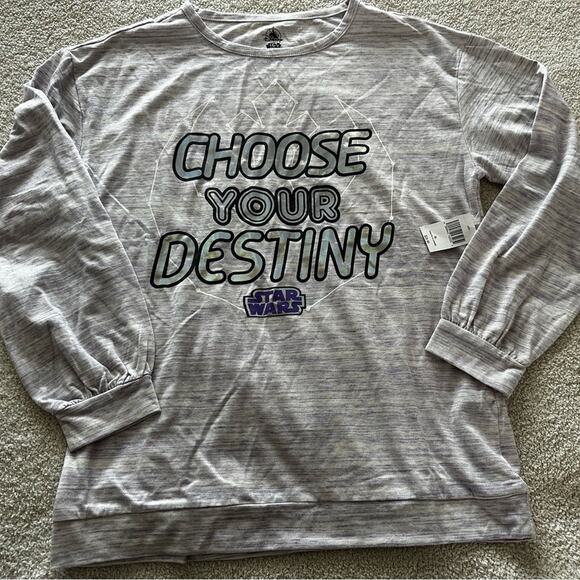 Disney Other - Disney Parks Star Wars Choose Your Destiny Long Sleeve T-Shirt Youth ExLarge